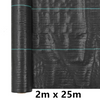 2m*25m Heavy Duty Weed Control Fabric Membrane Garden Ground Cover Mat Landscape