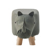 Animal Ottomans Footstools Padded Cushion Pouffe Stool Rest Children Toy Gift
