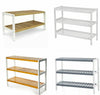 LYNEN 2/3 TIER WOOD NATURAL BAMBOO SHOE RACK ORGANISER STAND STORAGE SHELF UNIT