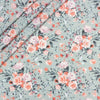 FLOWERS LEAVES SOLD BY BIG FAT QUARTER 50x80cm 100% COTTON FABRIC, CRAFT, SEWING