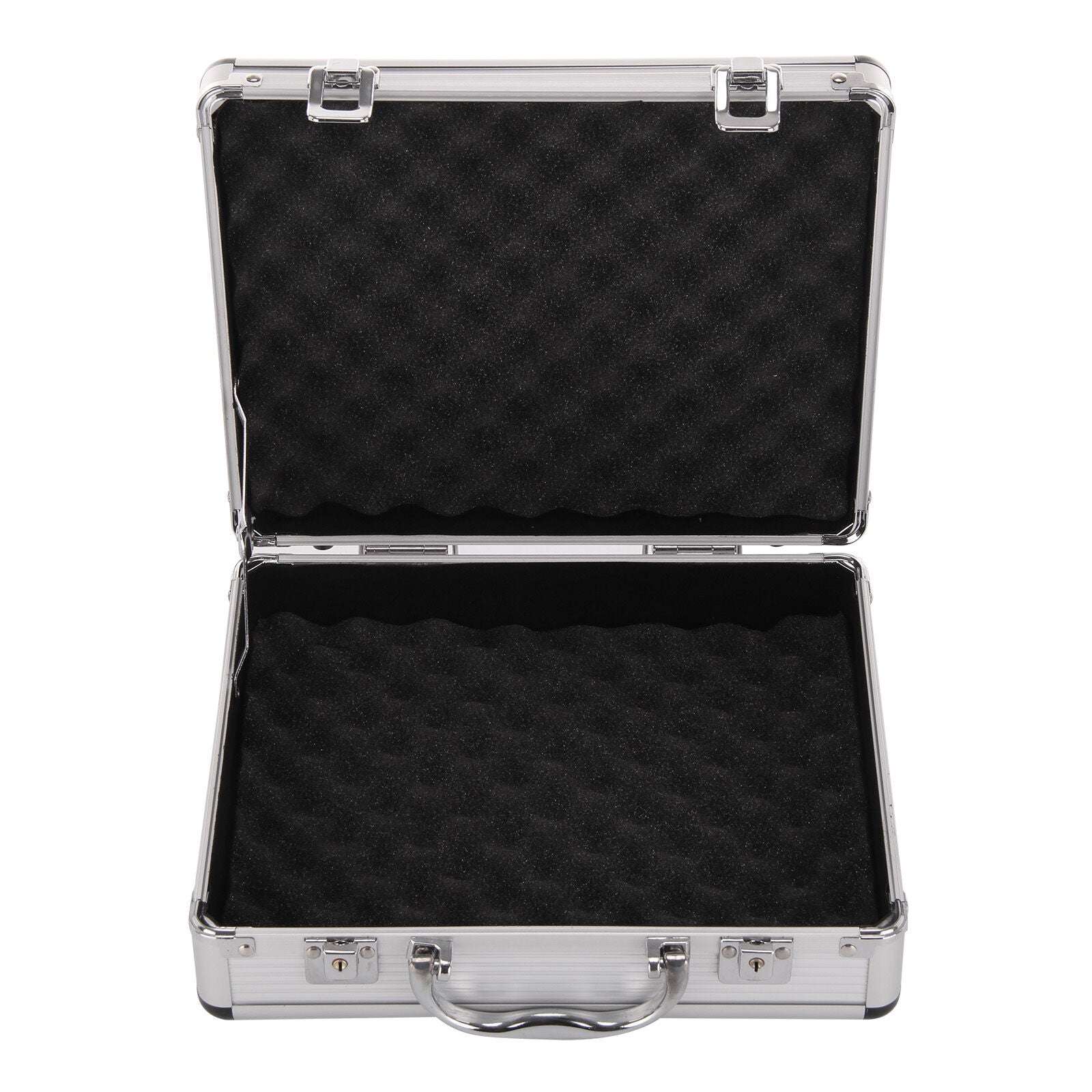 Large Hard Aluminium Flight Case Foam Lockable Tool Camera Gun Storage Carry Box