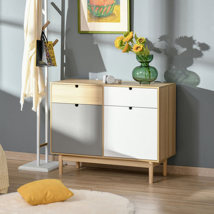 Sideboard Storage Cabinet Kitchen Cupboard with Drawers for Bedroom