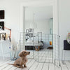 Foldable Dog Fence Barrier Indoor Outdoor Pet Fencing Play Pen Expanding Panel