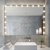Hollywood Vanity Make Up Mirror with Lights 18-LED Tabletop Wall Metal 80x62cm