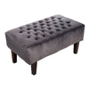 Large Chesterfield Footstool Coffee Table Ottoman Pouffe Stool Bed Bench Chair