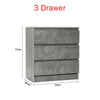 Modern Bedside Table Cabinet 2/3/4 Chest of Drawers Storage Nightstand Bedroom