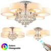 LED Crystal Ceiling Light Chandelier Lamp Kitchen Bed Modern Living room Lights