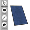 Plain Barrier Mat Runner Heavy Duty Door Mat Entrance Dirt Trapper Anti Slip New