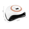 168W Professional UV LED Nail Lamp Polish Dryer Gel Acrylic Curing Light Tool UK