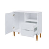 Small Sideboard Cupboard Display Cabinet Storage with 2 Drawers & 1 Doors