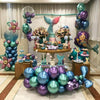 10pcs 12" Confetti Balloon Metallic Latex Balloons Helium Birthday Party Wedding