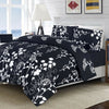 Reversible Duvet Quilt Cover Bedding Set Single Double King Size + Pillow Cases