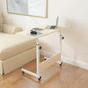 Movable Computer Desk with 4 Wheels Adjustable PC Laptop Table Home Office Study