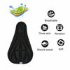 Sports Comfortable Silicone Saddle Soft Seat Cover Gel Cushion Bike Cycling UK