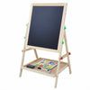 2 in1 Kid Easel Standing Dual Sided Blackboard Whiteboard Art Chalk Board Gift