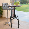 Adjustable Tall Bar Table Vintage Breakfast Bar Island Retro High Dining Tables