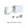 Disposable Ear Piercing Kits - Silver Gold CZ Stud Nose Earring Gun DIY Home UK