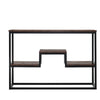 Industrial Metal Wood Console Table Shelf Hallway Hall Storage Dressing Table