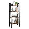 4 Tier Metal Ladder Shelf Display Shelving Rack Plant Stand Storage Corner Unit