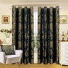 Luxury Jacquard Curtains Fully Lined Eyelet Ring Top Bedroom Living Room Curtain
