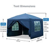 3x3M PopUp Outdoor Waterproof Heavy Duty Party Gazebo Marquee Canopy W/Sandbag
