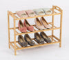 3 Tier Bamboo Shoe Rack 3 Tier Bamboo Stand Shoe Organiser Storage Shelf Unit