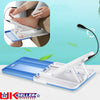 Foldable Pedicure Foot Rest Stand with LED Light for DIY Manicure Support Board