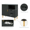 Small Sideboard Cupboard Display Cabinet Storage with 2 Drawers & 1 Doors