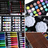 145pc Artists Aluminium Art Case Colouring Pencils Painting Set Childrens/Adults