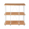 3 Tier Ladder Shelf Bookshelf Rack Stand Organizer Bookcase Unit Display Stand