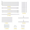 Heavy Duty Wedding Arch Frame Backdrop Stand Birthday Party Props Free Standing