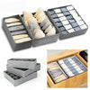 3Pcs Underwear Bra Socks Ties Drawer Organizer Storage Box Divider Tidy Wardrobe