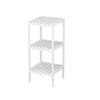 3 Tier Book Shelf Unit Bamboo Bookcase Bathroom Kitchen Storage Rack Display