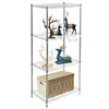 Kitchen Bathroom 4-Tier Heavy Duty Metal Storage Rack Organizer Shelving Unit
