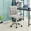 Adjustable Cushioned Office Chair Computer Desk Quilted Dressing Swivel
