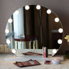 Large Hollywood Vanity Mirror 3 Colour Dimmable Light LED Bulbs Make Up Mirror