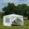 Gazebo 3x3M Heavy Duty Stronger Waterproof Fully Garden Canopy Tent With 4 Sides