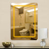 Color Changing LED Illuminated Bathroom Mirror Wall Light Up Touch Switch Sensor