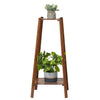 77/97/117cm Tall Bamboo Plant Stand Flower Pot Display Rack Shelf Indoor Outdoor