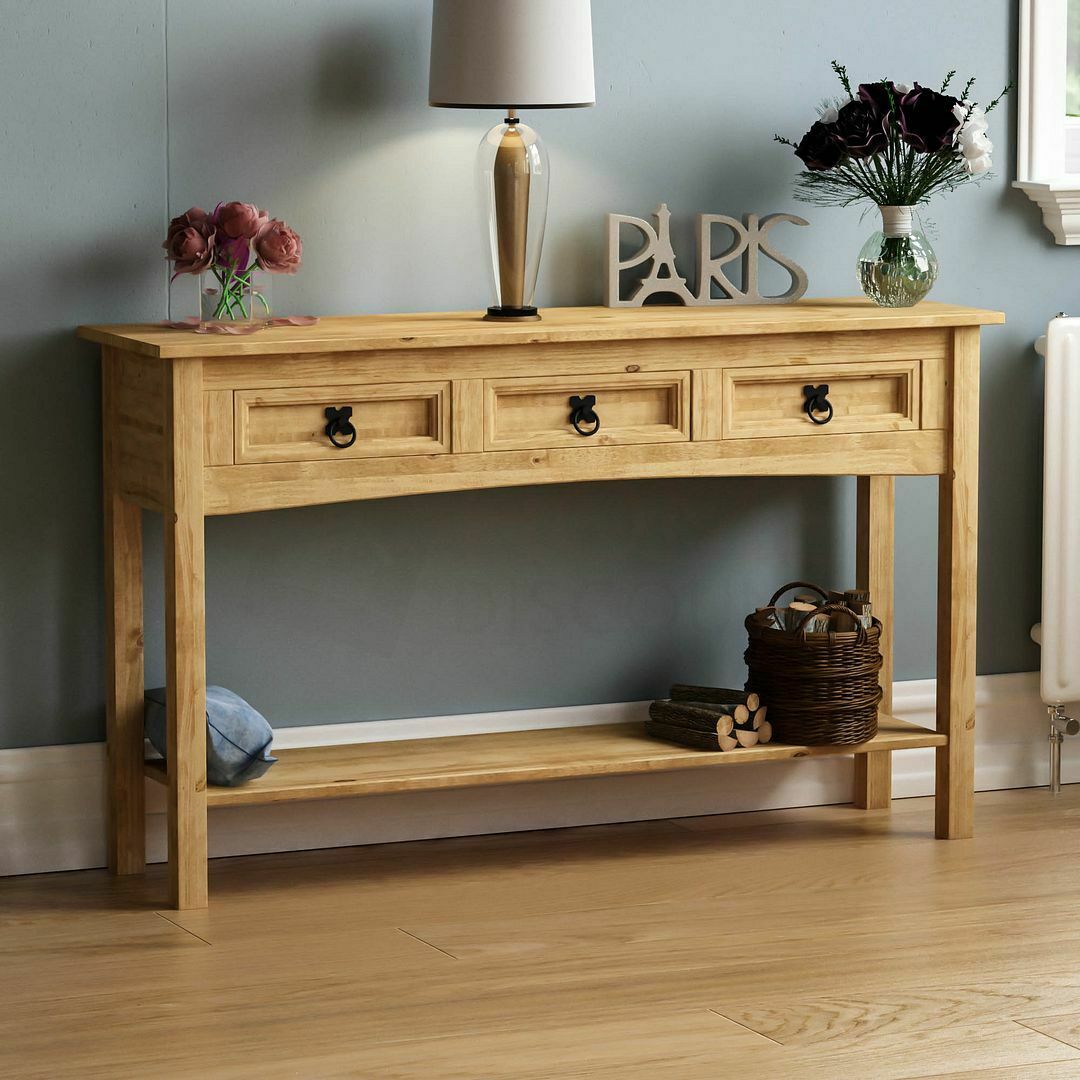 Corona Solid Pine Mexican Living Bedroom Dining Room Waxed Furniture Drawers