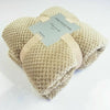 Luxury Popcorn Throws Double & King Size Cuddly Cosy Warm Blanket For Sofa,Bed