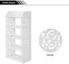5 Tier Shoes Storage Cabinet White Organiser Shelf Footwear Rack Stand Unit UK