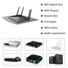 Tempered Glass Floating Shelf Wall Mount For Consoles/DVD players/TV Accessories
