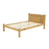 Corona 4ft Small Double Bed Frame Low Foot End Solid Pine Wood Bedroom Furniture