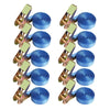 10 x Ratchet Straps Tie 6m x 25mm Down Cargo Rack Load 800kg Lashing Handy Strap