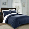 100% Hotel Quality Bed Set Striped Duvet Cover & Pillowcase Single Double King