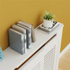 Extra Large Extendable Radiator Cover Modern White Painted MDF Cabinet to 240cm