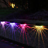 4PCS LED Solar Fence Wall Lights Garden Lamp Step Deck Outdoor Warm White/RGB UK