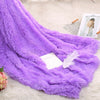 UK Faux Fur Fluffy Blanket Long Pile Soft Warm Sofa Bed Double Size Shaggy Cover