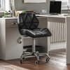 Cushioned Computer Gaming Desk Office Chair Executive Swivel Leather Home Desk